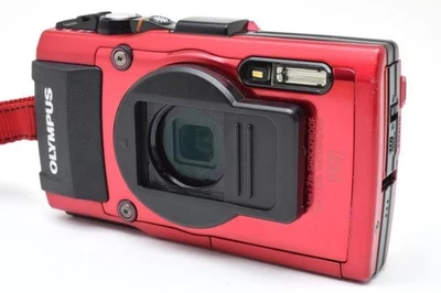 Olympus STYLUS TG-4 Red Waterproof 16MP Compact Digital Camera Tested Japan - Image 1 of 4