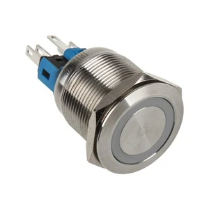 5x DimasTech Vandalismusschalter/-taster 22mm - Silverline - weiß - Bild 1 von 3