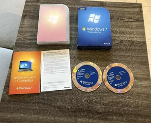 DVD completo de 32 y 64 bits Microsoft Windows 7 Professional ¡Al por menor en caja! Probado - Imagen 1 de 7