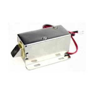 MINI ELETTROSERRATURA per porta finestra a solenoide struttura in metallo 24 VDC - Imagen 1 de 5
