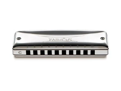 SUZUKI Fabulous Series F-20J C 10-Hole Harmonica Shipping from Japan NEW - Image 1 of 4