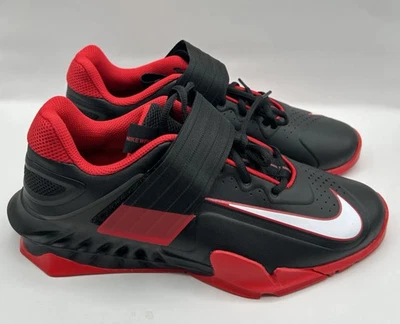 Nike Savaleos Zapatos de Levantamiento de Pesas Negro/Rojo Universitario CV5708-002 Para hombres Talla 10 Foto 1 de 4