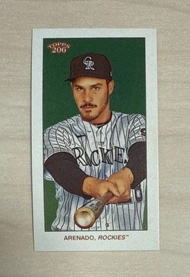NOLAN ARENADO - 2020 Topps 206 - Wave 2 [Base] - #14 - COLORADO ROCKIES - Image 1 of 2