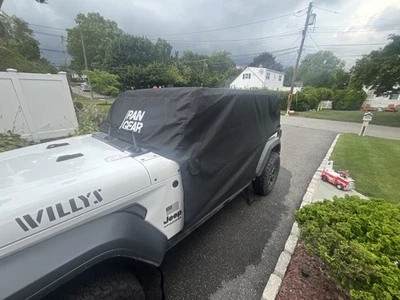 Cubierta de oreja de lluvia para Jeep 4 puertas Wrangler JLU Foto 1 de 2