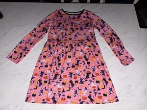 GYMBOREE  HALLOWEEN DRESS  or Nightgown   Pink   Cats Candy  xl  14   EUC - Picture 1 of 4