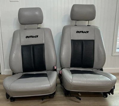 SUBARU LEGACY OUTBACK 前桶加热皮革座椅驱动器/乘客 — 第 1/4 张图片