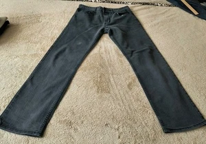 Axist Jeans Mens Straight Leg Relaxed Fit Black Standard 34x32 (31) READ - Picture 1 of 10