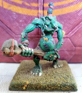 Warhammer Fantasy Marauder Troll with Stone Mace Vintage MM40/3 Citadel Metal - Picture 1 of 3