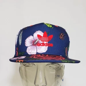 Adidas Originals Snapback Mütze Navy Floral Neu Mit Etikett - Bild 1 von 8