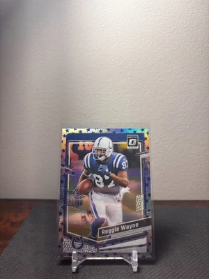 2023 Panini Donruss Optic Blue Stars Reggie Wayne SP COLOR MATCH Colts - Image 1 of 2