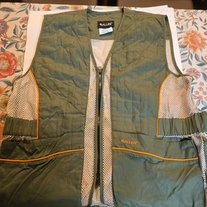 Allen Company Ace Range Shooting Zip Mesh Green Shooting Vest Men’s Size M/L - Picture 1 of 7