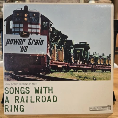 John Deere Songs With A Railroad Ring 1966 Vinyl LP Johnny Cash Bob Dylan VG+ Foto 1 de 4