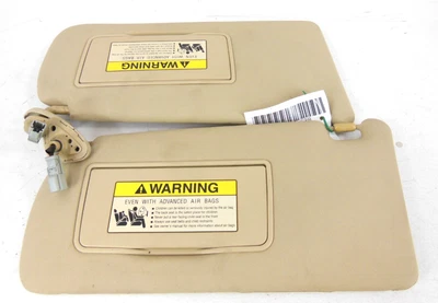 2004-2008 Acura TSX Sun Visor W/ Mirror Pair Left Right W/ Illumination OEM - Image 1 of 3