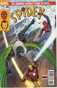 SPIDEY # 6  MARVEL COMICS 2016 MODERN AGE SPIDER-MAN IRONMAN VS THE VULTURE NM+ - Picture 1 of 2
