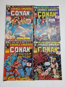 Vintage Savage Sword of Conan 1-4 Marvel - Imagen 1 de 7