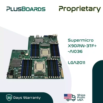 Supermicro X9DRW-3TF+-AI036 LGA 2011 DDR3 10G LAN Proprietary Server Motherboard - Image 1 of 4