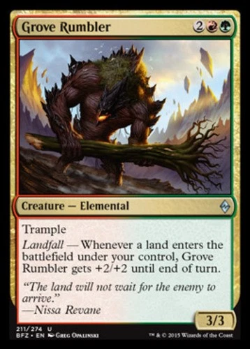 x1 Grove Rumbler - Battle for Zendikar - NM - MTG - Image 1 of 1