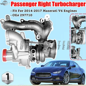 Fit Maserati Ghibli Quattroporte Q4 V6 297710 Right Turbo Turbochargers 2014-17 - Picture 1 of 21