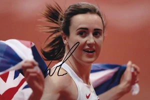 Athletics - Laura Muir - Hand Signed A4 Photograph - COA - Picture 1 of 1
