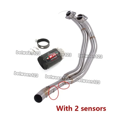 For Yamaha MT-07 FZ07 2025-2026 Tracer7 XSR700 Exhaust Header Tip Carbon Muffler - Imagen 1 de 4