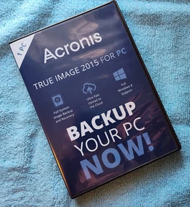 Acronis True Image 2015 For 1 Computer PC Backup Recovery Software w/ Disc, SN - Picture 1 of 6