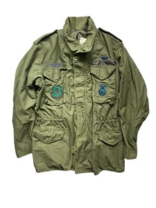 1977 Alpha Industries USAF Systems Command M-65 mittellange Feldjacke Mantel - Bild 1 von 9