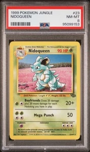 PSA 8 NM-MT Nidoqueen Pokémon Jungle 23/64 1999 Rare Vintage Collectable  - Picture 1 of 4