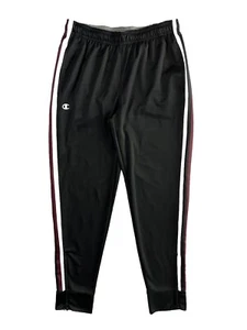 Champion Ultrafuse Women SMALL Drawstring Joggers Black 3 Striped Sweatpants NWT - Picture 1 of 15