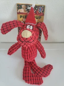 Bow Wow Pet Holiday Pixel Pup Squeaky Dog Toy 14" long NWT - Picture 1 of 8