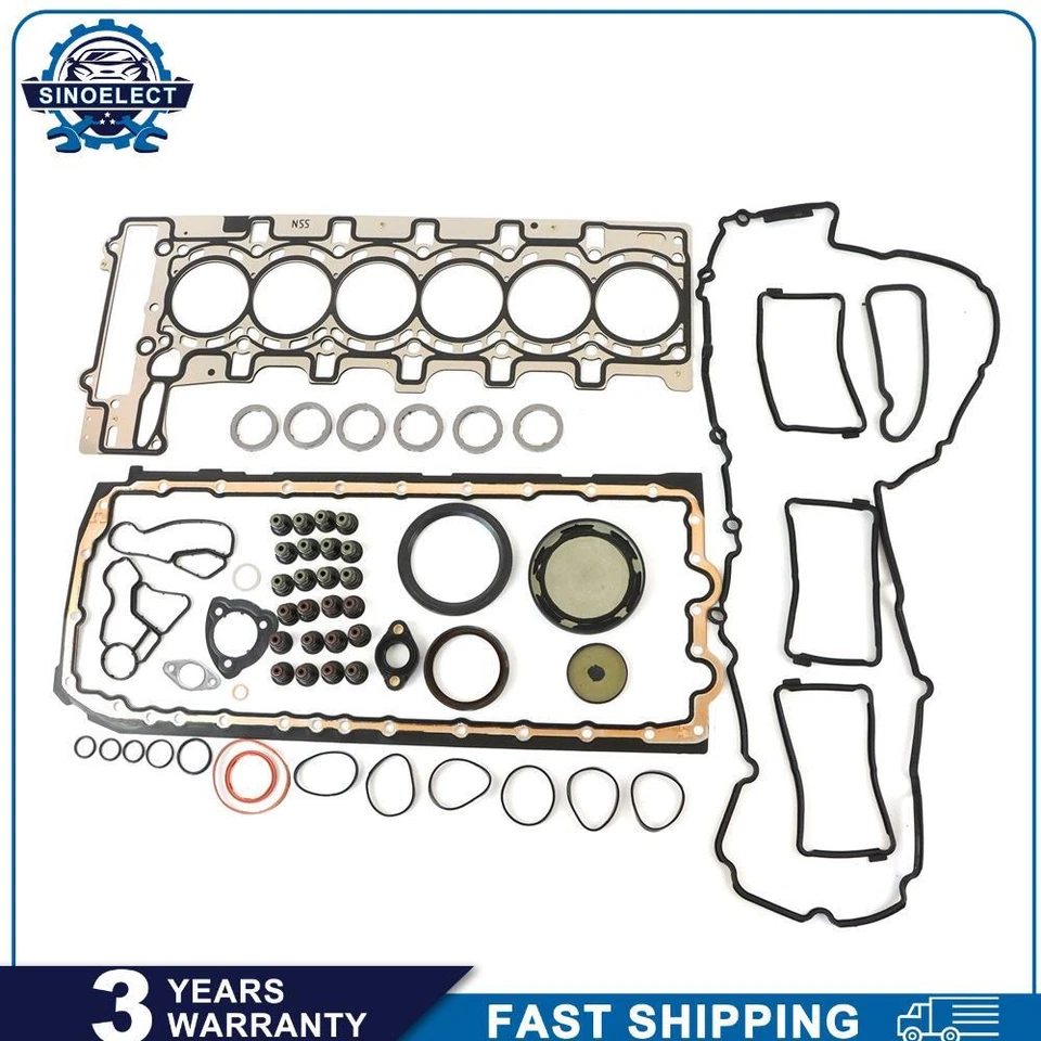 1Set N55 Cylinder Head Gasket Assembly For 2011 BMW 2012-2016 x1 x5 x3 3.0L - Image 1 of 4