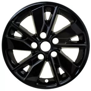 16" Gloss Black Wheel Skins Fits 2016-2018 Kia Optima 6747-GB Set of 4 - Picture 1 of 1