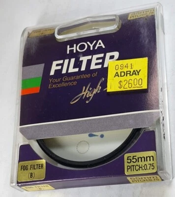 Hoya 55mm Fog B Glass Lens Filter Japan Genuine Fog-B 55 mm FOGB E55 E-55 - Image 1 of 4