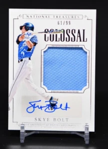 2015 Panini National Treasures Colossal Skye Bolt Auto Patch /99 UNC Tar Heels - Picture 1 of 2