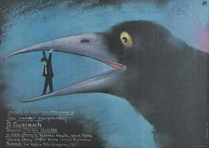 AFTER HOURS Movie POSTER 27x40 Polish Griffin Dunne Rosanna Arquette Verna Bloom - Picture 1 of 1