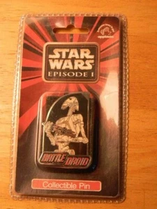 Prendedor Coleccionable De Colección Star Wars Episodio 1 La Amenaza Fantasma Droide de Batalla -NUEVO EN PAQUETE - Imagen 1 de 3