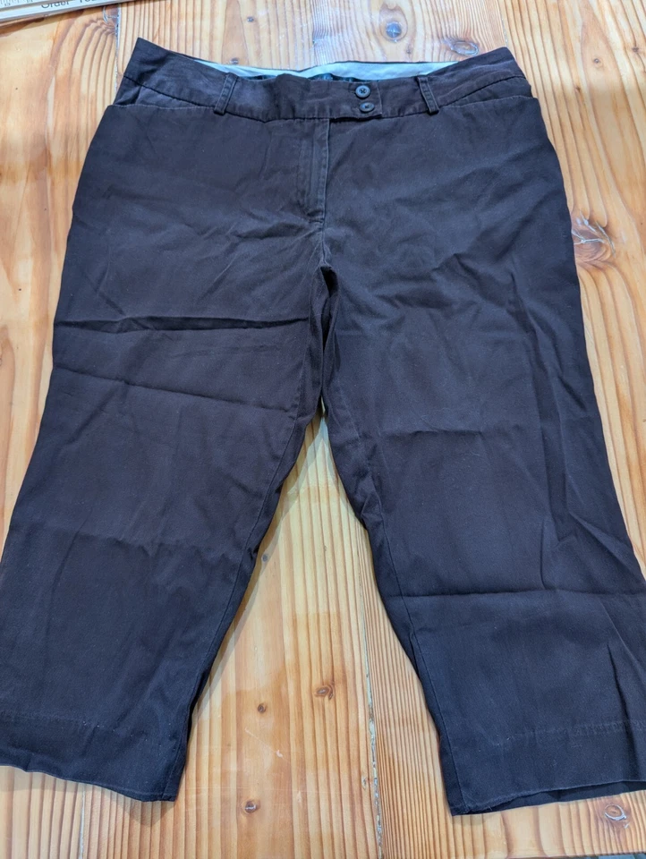 George London подходит коричневый капри брюки размер 10P - Изображение 1 из 4