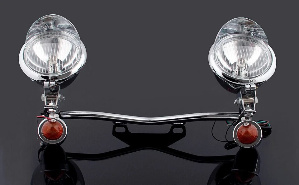 Driving Blinker Spot Light Bar für Yamaha Honda Suzuki Kawasaki cruisers - Bild 1 von 4