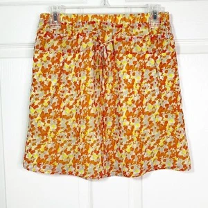Armani Jeans Watercolor Print A-Line Flowy Mini Skirt Women's Sz 2 - Picture 1 of 11
