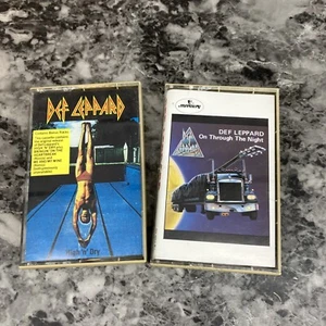 Def Leppard - On Through The Night & High N’ Dry Cassette Tape - 80s Rock - Picture 1 of 5