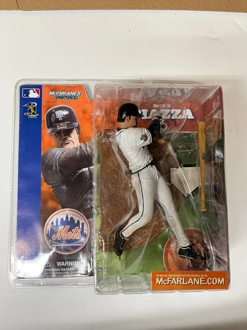 McFARLANE SPORTSPICKS MLB SERIES 1 MIKE PIAZZA CHASE VARIANT WHITE METS UNIFORM Cover