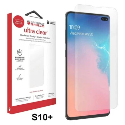 ZAGG InvisibleShield Film SCREEN PROTECTOR for Samsung Galaxy S10 Plus S10+ - Image 1 of 4