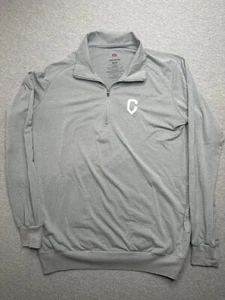 Travis Mathew Grey Small Men’s Long Sleeve 1/4 Zip Polyester Pullover Pockets - Picture 1 of 5