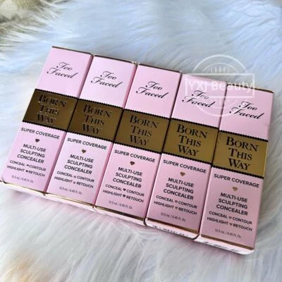 New Too Faced Born This Way Super Coverage Multi-Use Concealer Full size~Choose - Image 1 of 2