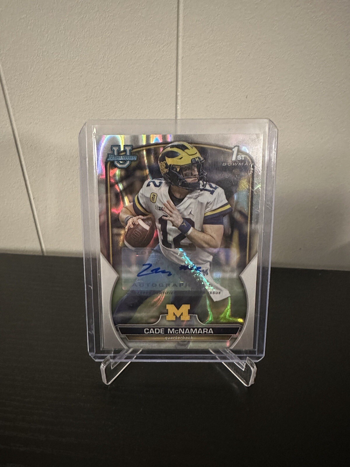 2022 BOWMAN CHROME UNIVERSITY LAVA REFRACTOR CADE MCNAMARA Auto 066/199