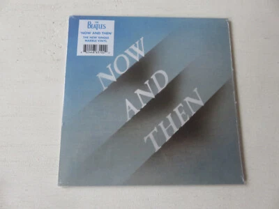 THE BEATLES Now And Then / Love Me Do 2023 Mix MARBLE VINYL  7" PRESSING - Image 1 of 4