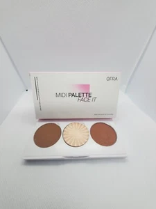 OFRA COSMETICS FACE IT MEDIUM MIDI PALETTE 12g /0.42 Oz SCULT WARM HIGHLIGHT NIB - Picture 1 of 1