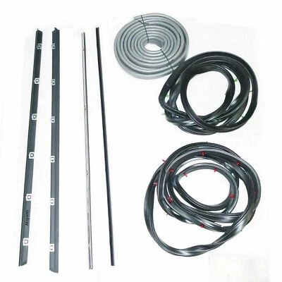 Bigote de fieltro con sello de moldura de moldura de ventana de puerta para Suzuki Samurai Jimny SJ410 SJ413 Foto 1 de 2