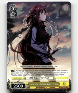 Weiss Schwarz "Aria of a Starless Night" Asuna SAO Animation 10th Anniversary - Picture 1 of 1