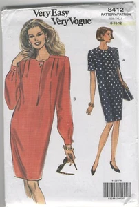 Vogue 8412 Misses Dress Size 8-12 UNCUT FF - Picture 1 of 1