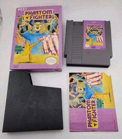Phantom Fighter NES(Nintendo Entertainment System, 1990) - Complete w/Box Tested